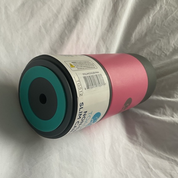 NEW Toadfish Insulated Stainless Steel Non-Tipping Can Cooler Bubblegum Pink - Picture 5 of 8